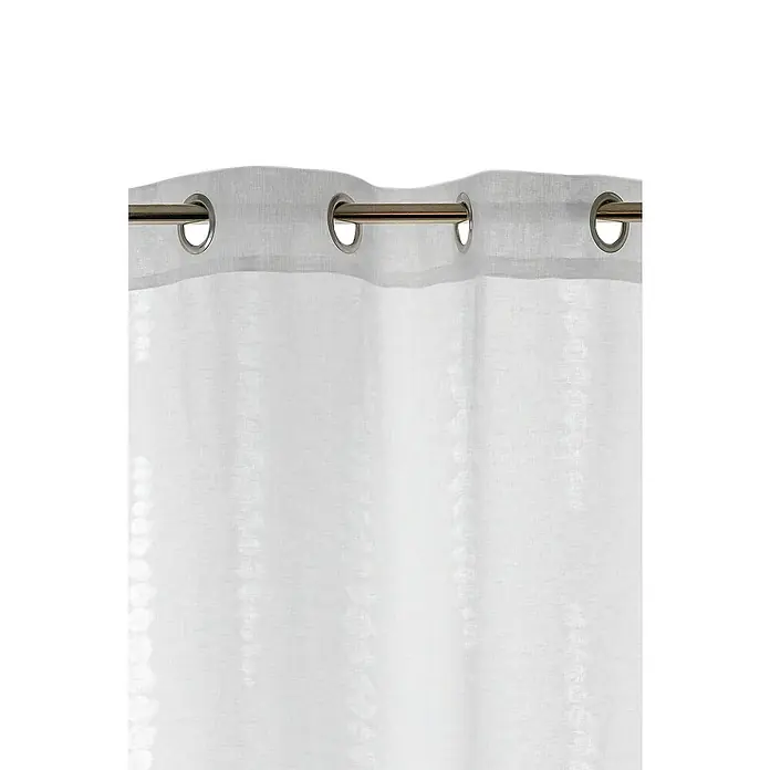 Visillo para ventana Grace Fil Coupe - An x Al: 140 x 250 cm, 100% poliéster, Blanco - Primer plano