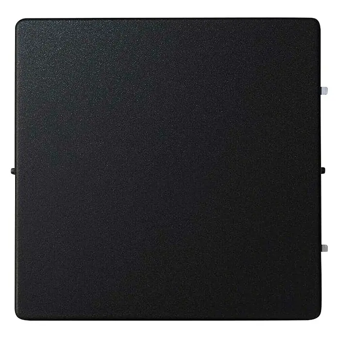 Simon 82 Mecanismo de conmutador Concept simple - Negro, Mate, Plástico, IP20 - Vista frontal