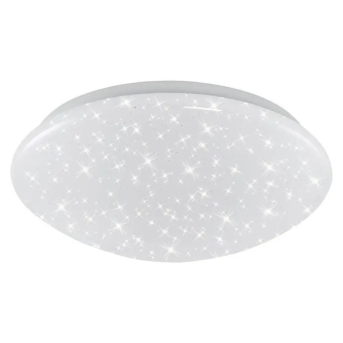 Brilo Plafón LED redondo Sterrey - 12 W, Ø x Al: 278 mm x 6,5 cm, Blanco, Blanco neutro - Vista ascendente
