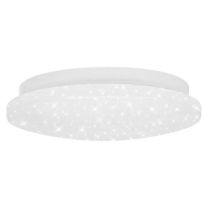 Brilo Plafón LED redondo Sterrey - 8 W, Ø x Al: 220 mm x 5,5 cm, Blanco, Blanco neutro - Vista frontal