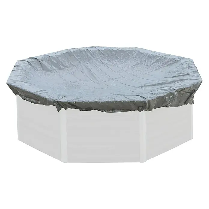 Gre Pool-Abdeckplane Winter - 580 g/m², Durchmesser: 440 cm, PVC - Anwendungsbeispiel
