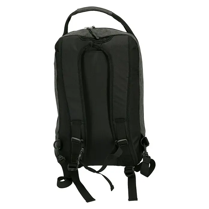 Gepäckträgertasche 2in1 - Volumen: 25 l, Schwarz - Rückansicht