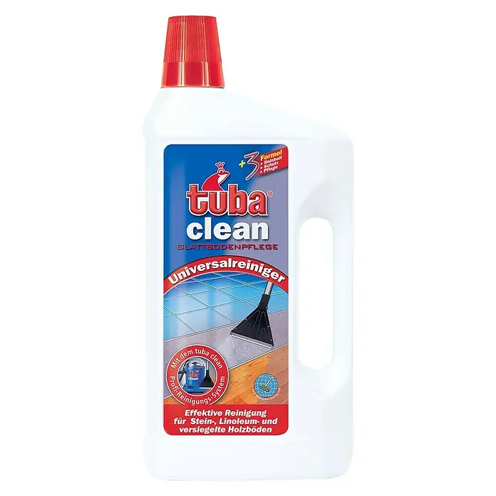 Tuba Clean Universalreiniger Glattbodenpflege - 1 l, Flasche - Vorderansicht