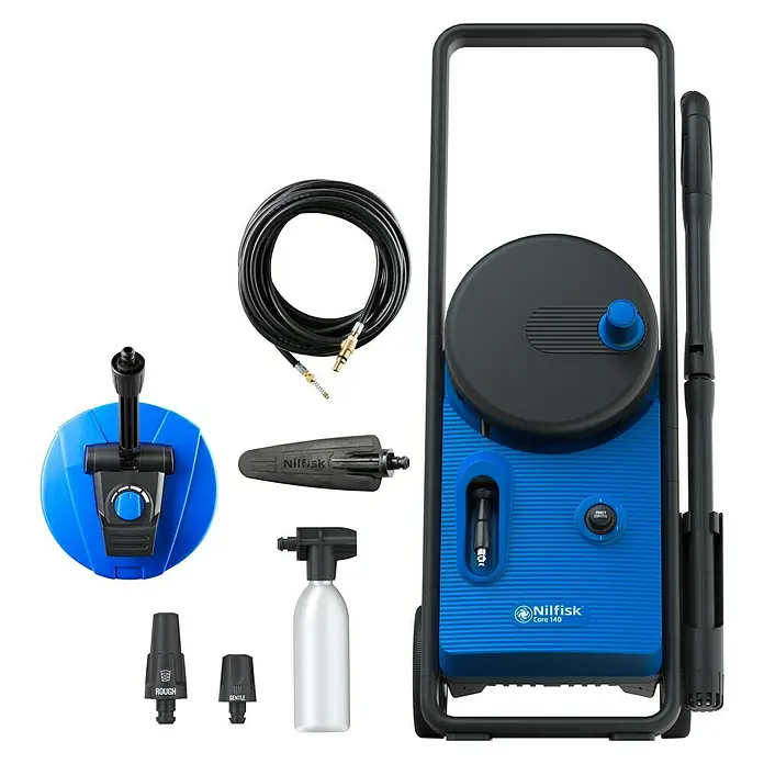 Nilfisk Hochdruckreiniger Core 140-6 PowerControl - 1.800 W, Max. Druck: 140 bar, Fördermenge: 474 l/h - Vorderansicht
