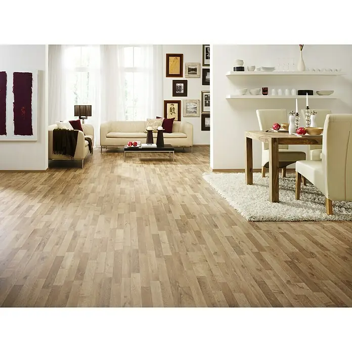 LOGOCLIC Family Laminat Eiche Rondo - 1.285 x 192 x 7 mm, Brodski pod - Živopisni prikaz