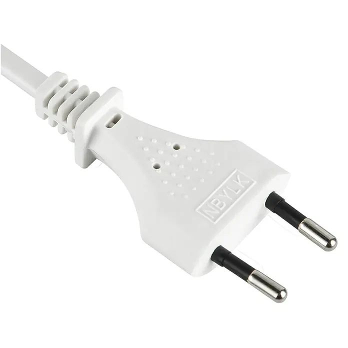 Verlängerungskabel mit USB - Weiß, 1,4 m, H03VVH2-F2x0,75, Max. Anschlussleistung: 575 W - Detailaufnahme