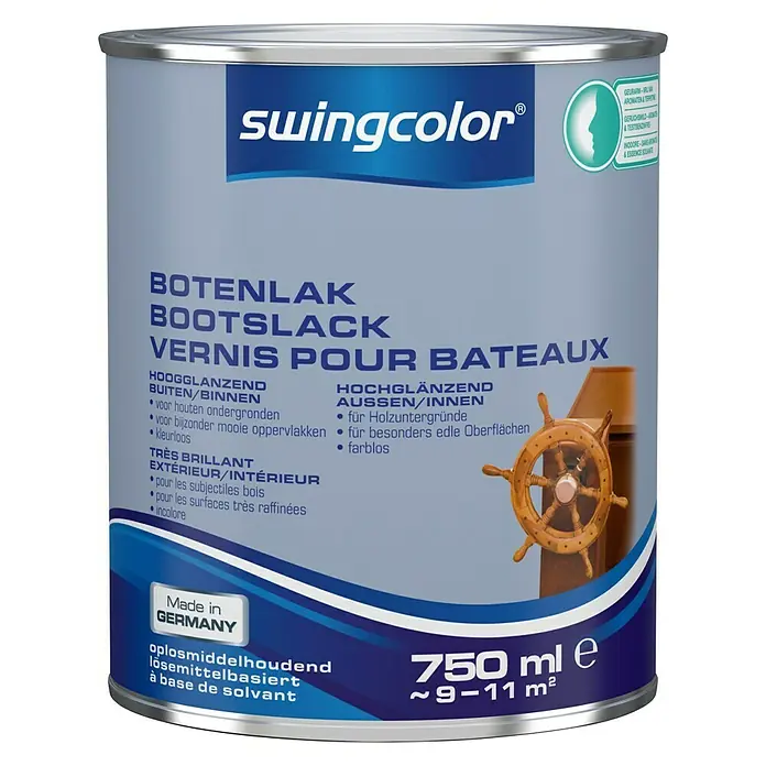 swingcolor Bootlak Kleurloos - Kleurloos, 750 ml, Hoogglans - Vooraanzicht