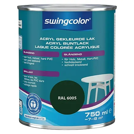 swingcolor  Acryllak RAL 6005 Mosgroen