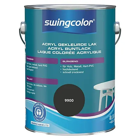 swingcolor  Acryllak 9900 Zwart