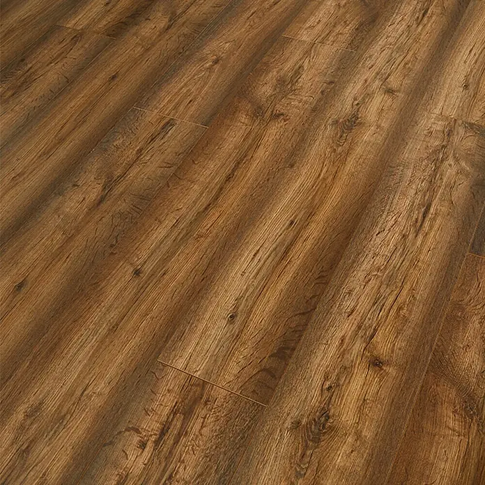 LOGOCLIC Vinto Laminat Eiche Bergamo - 1.285 x 192 x 8 mm, Landhausdiele - Detailaufnahme