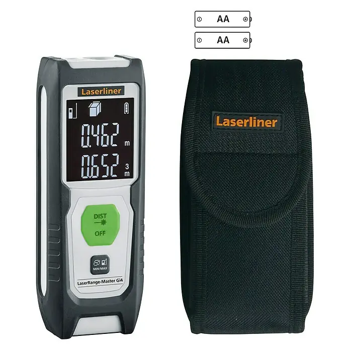 Laserliner Laserentfernungsmesser LaserRange-Master Gi4 - Messbereich: 0,3 - 40 m - Vorderansicht