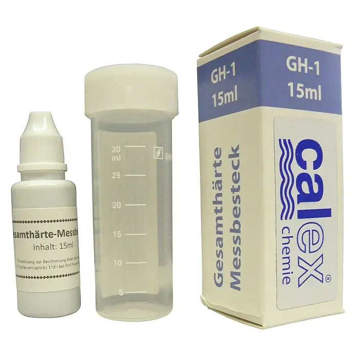 Test-Set Gesamthärte Testkit GH1 - 15 ml - Vorderansicht