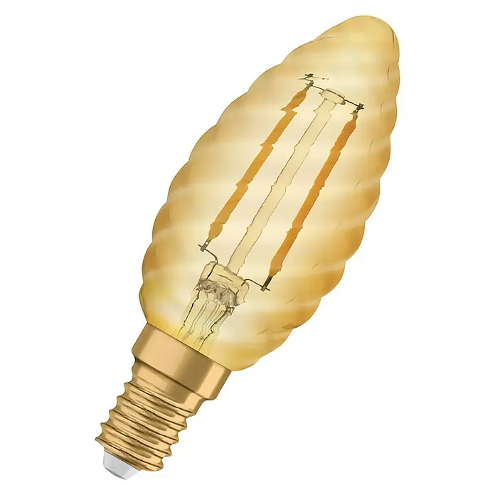 Osram Vintage 1906 Ledlamp Classic BW - E14, 2,5 W, BW35, 220 lm - Diagonaal zicht