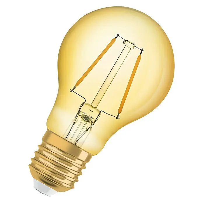 Osram Vintage 1906 LED-Leuchtmittel Classic A - E27, 2,5 W, A60, 220 lm - Diagonale Ansicht
