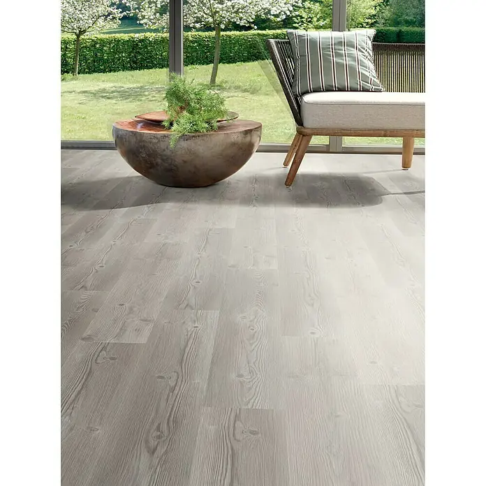 b!design Podna vinilna obloga - 1.220 x 181 x 3,8 mm, Rustikalni pod - Živopisni prikaz