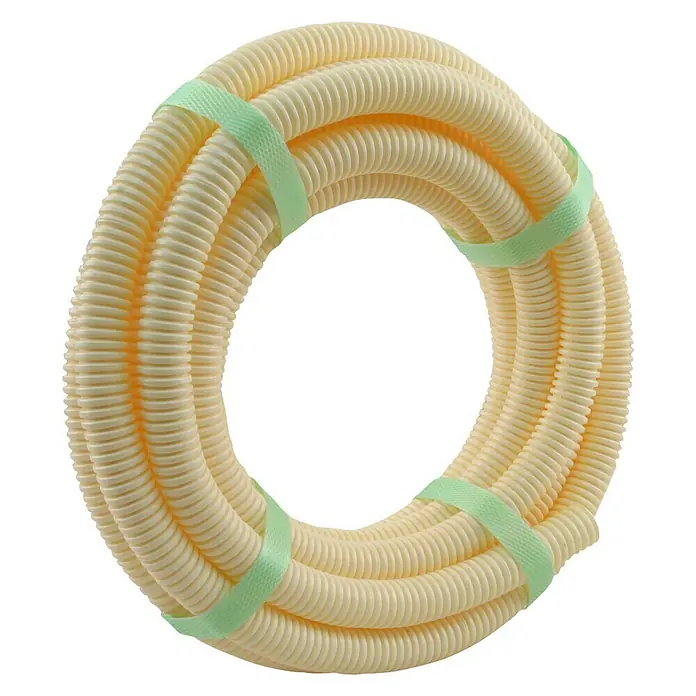 Flexibele buis Flexibel 5/8, 5 m - Kunststof, Geel, 5 m - Diagonaal zicht