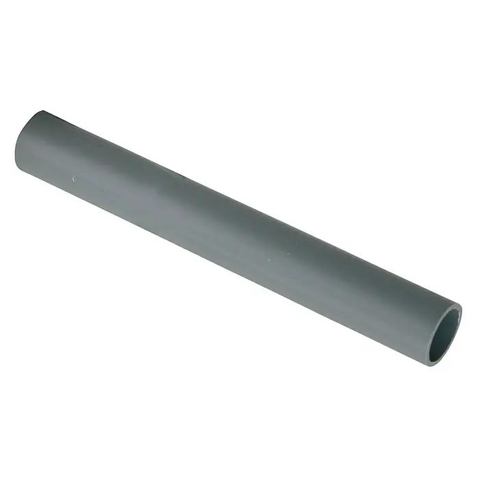 Pvc-buis Grijs 5/8, 2 m - Pvc, 2 m - Diagonaal zicht