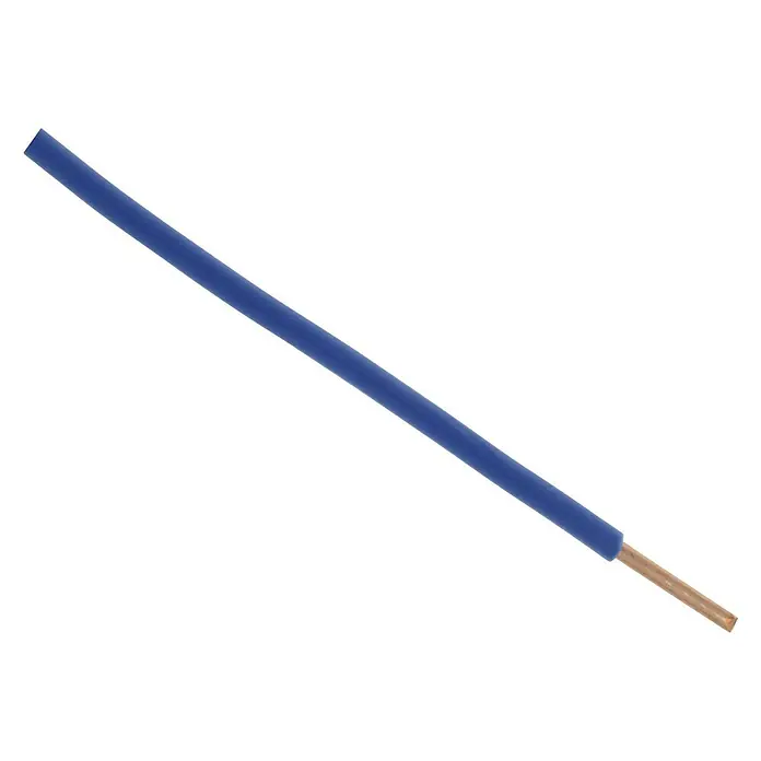Installatiedraad 6,0 mm², 10 m blauw - 10 m, Blauw - Diagonaal zicht