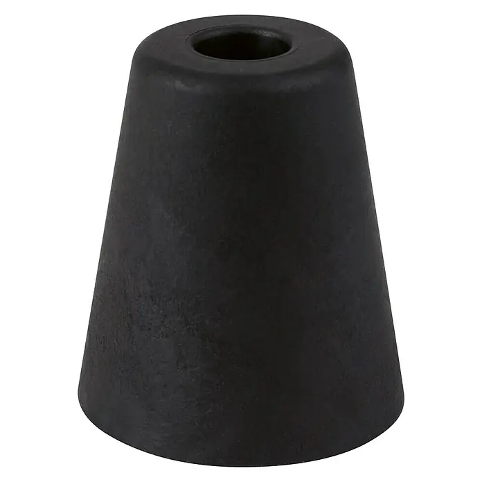 Türstopper - Ø x H: 70 x 80 mm, Schwarz - Vorderansicht
