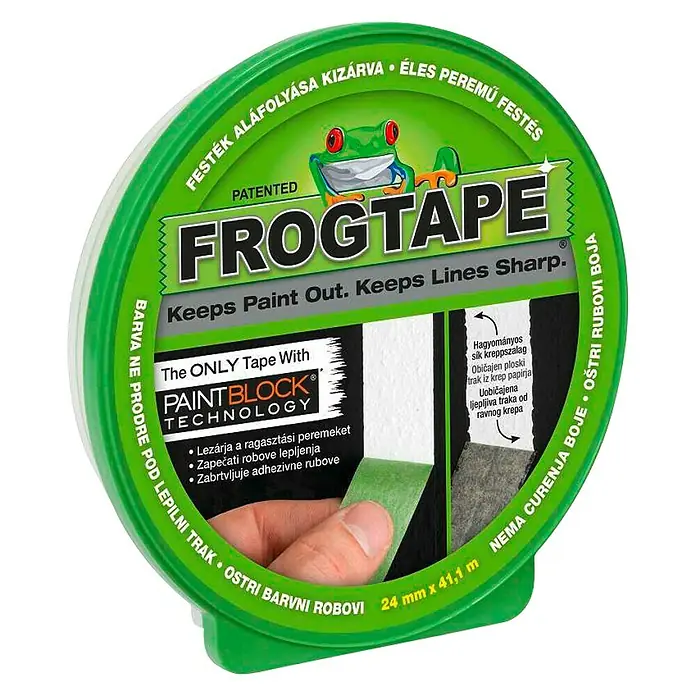 Frogtape Zaštitna ljepljiva traka - D x Š: 41,1 x 24 mm - Dijagonalni pogled