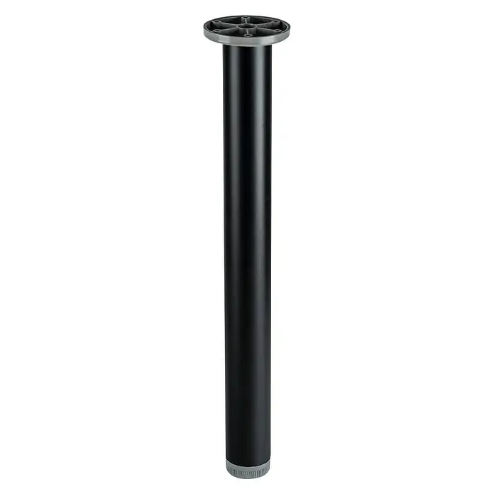 Pata para muebles - Ø x L: 4 x 40 cm, Negro - Vista frontal