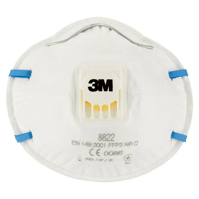 3M Mascarilla 8822 - Clase de filtro: FFP2, 3 ud. - Vista frontal