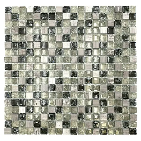 Mozaïektegel vierkant glas Mix XIC 1052