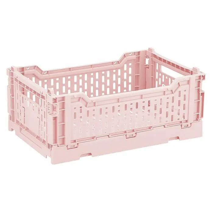 Sunware Klappbox Basic - L x B x H: 270 x 170 x 105 mm, Rosa, Fassungsvermögen: 4 l - Diagonale Ansicht