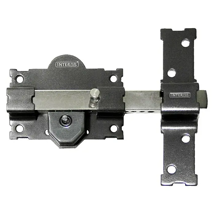 Interfer Gama V Cerrojo 11 - 160 x 148 x 26 mm, Número de llaves: 5 ud., Cromado - Vista frontal