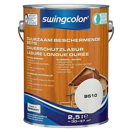 swingcolor  Houtbeits Duurzaam Beschermend Kalkwit