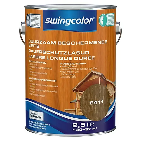 swingcolor  Houtbeits Duurzaam Beschermend Kastanje