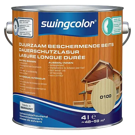 swingcolor  Houtbeits Duurzaam Beschermend Kleurloos