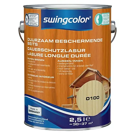 swingcolor  Houtbeits Duurzaam Beschermend Kleurloos