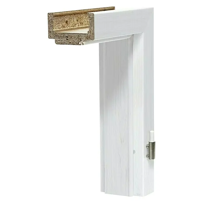 Geta Door Dovratnik Lamineo GLN 15 - Š x V: 850 x 2.000 mm, Širina zida: 10 cm, DIN desno, Bijelo-sive boje - Detaljan prikaz