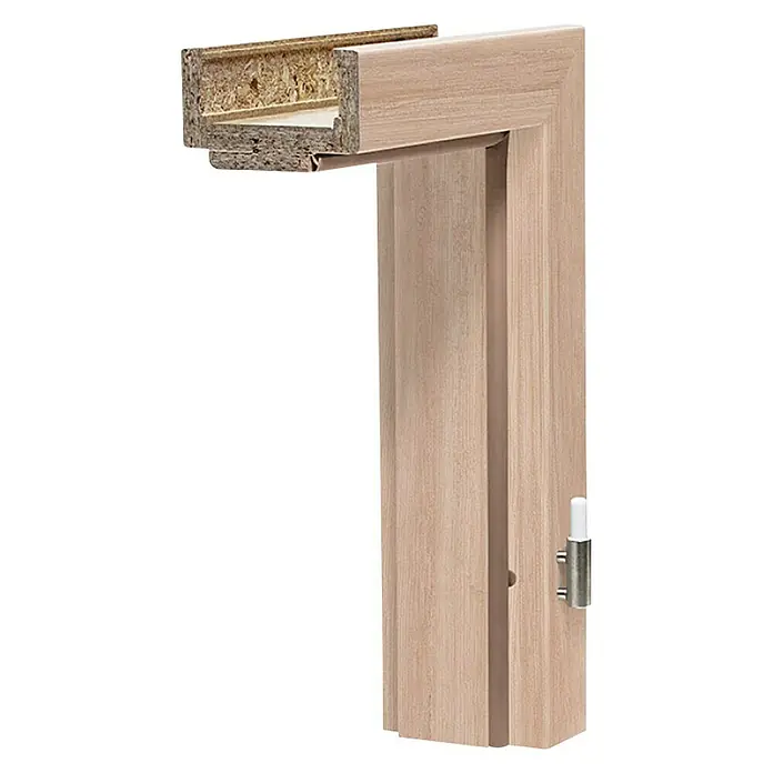Geta Door Dovratnik Lamineo GLN 42 - Š x V: 850 x 2.000 mm, Širina zida: 10 cm, DIN desno, Svijetli hrast - Detaljan prikaz