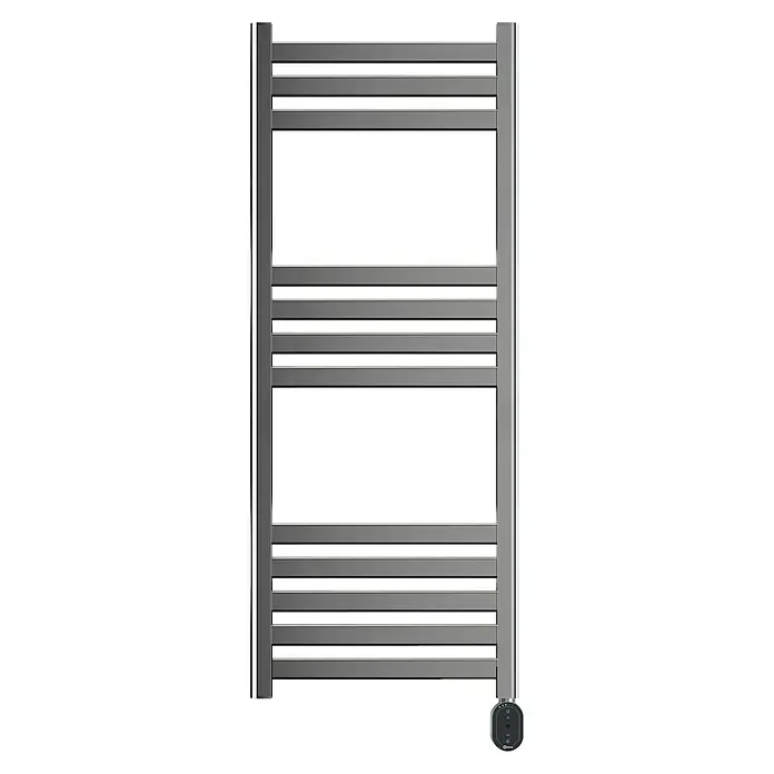 Rointe Radiador toallero eléctrico Lyon Oval - An x Al: 50 x 120 cm, 500 W, Cromo - Vista frontal