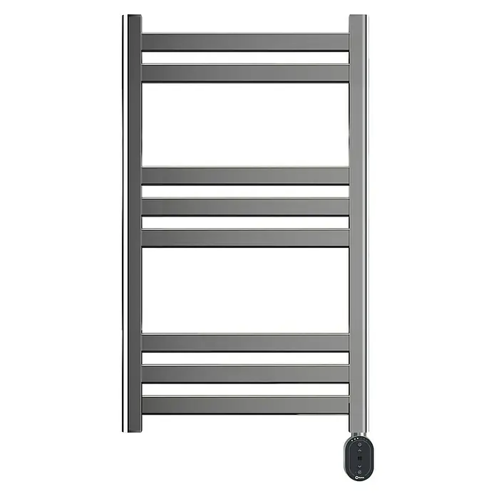 Rointe Radiador toallero eléctrico Lyon Oval - An x Al: 50 x 80 cm, 300 W, Cromo - Vista frontal