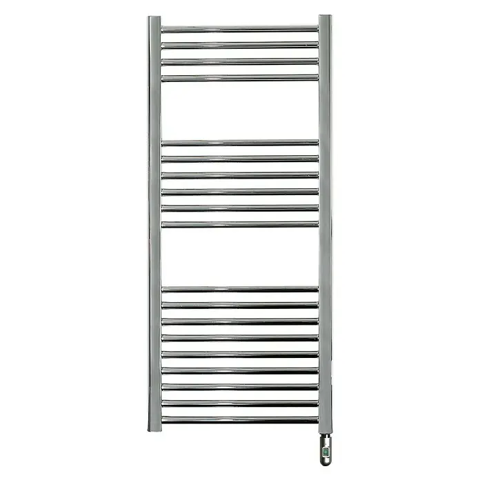 Rointe Radiador toallero eléctrico Elba Pro - 50 x 112 cm, 300 W, Cromo - Vista frontal