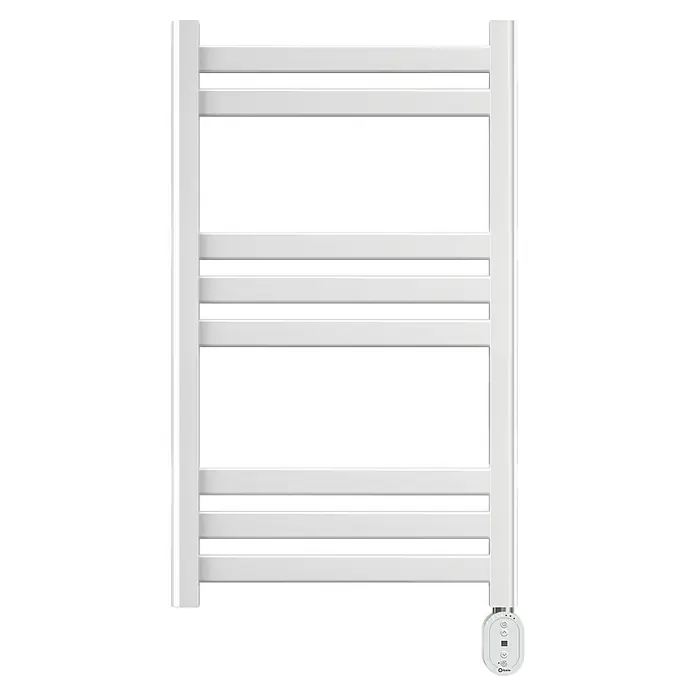 Rointe Radiador toallero eléctrico Lyon Oval - An x Al: 50 x 80 cm, 300 W, Blanco - Vista frontal