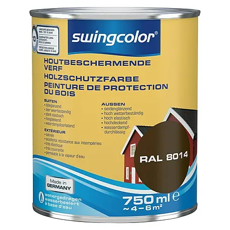 swingcolor  Houtbeschermende verf Sepiabruin