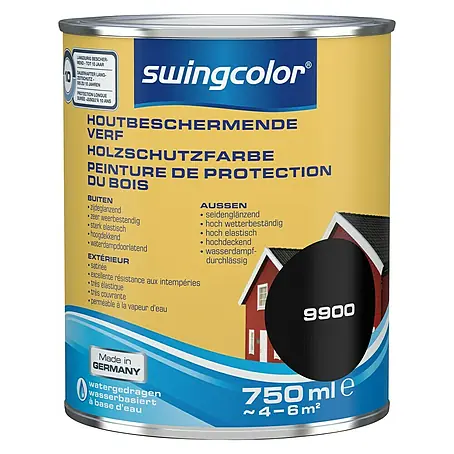 swingcolor  Houtbeschermende verf Zwart