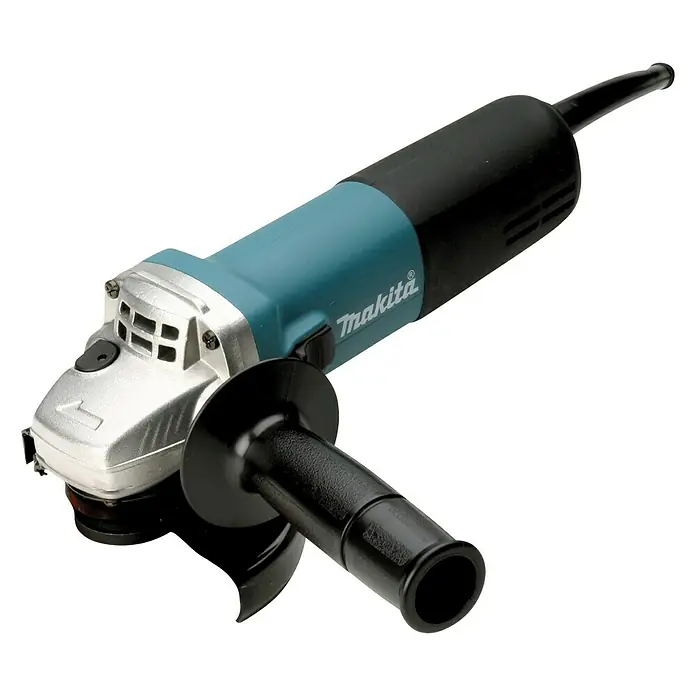 Makita Winkelschleifer 9558NBRZ - 840 W, Schleifscheibe: Ø 125 mm, 11.000 U/min - Diagonale Ansicht