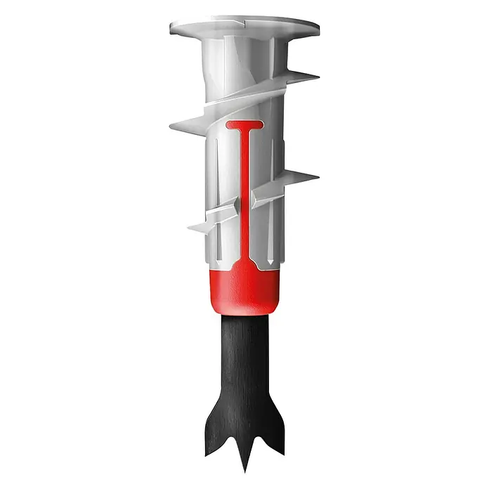 Fischer Duoblade Gipskartondübel S LD - 20 Stk., Länge Dübel: 44 mm - Vorderansicht