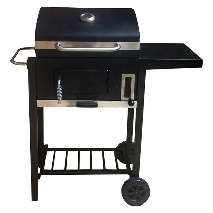 Grillstar Grillwagen Boston - 46 x 89 x 96 cm, Mit Rollwagen - Vorderansicht