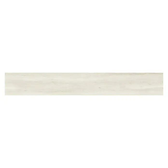 Pavimento porcelánico Atelier - 23,3 x 120 cm, Blanco, Estilo madera - Vista superior