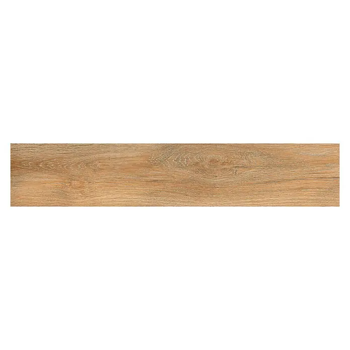 Pavimento porcelánico Maui - 23,3 x 120 cm, Caramelo, Estilo madera - Vista superior