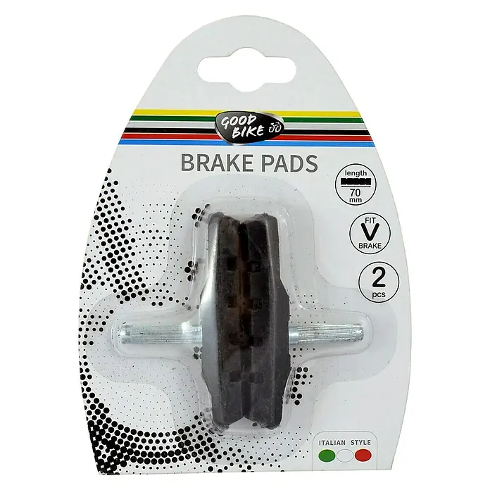 Pastilla de freno para bicicleta - Montaje directo - Vista frontal
