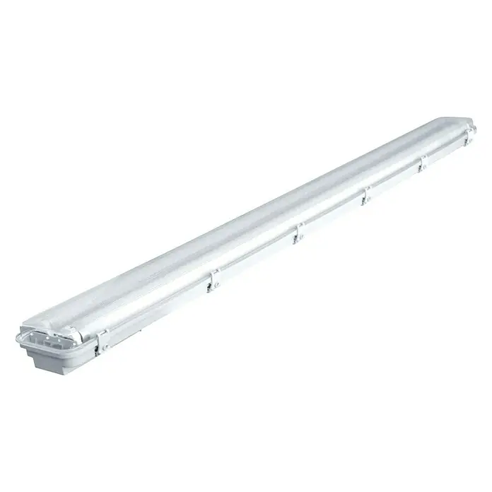 LED svjetiljka za vlažne prostorije - 2 x 18 W, Duljina: 1.230 mm, Hladna bijela - Dijagonalni pogled