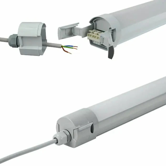 LED svjetiljka za vlažne prostorije - 36 W, Duljina: 1.350 mm, Hladna bijela - Detaljan prikaz