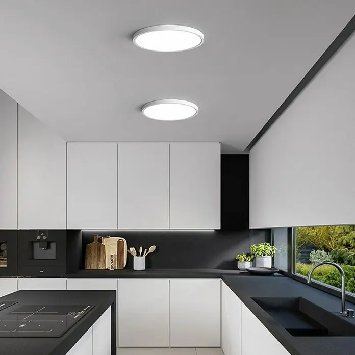 LED stropna svjetiljka Green Tech - 24 W, Bijele boje, Topla bijela - Živopisni prikaz